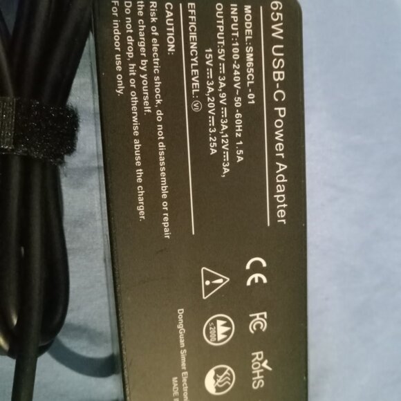 USB C Laptop Charger 65w - Picture 3 of 6